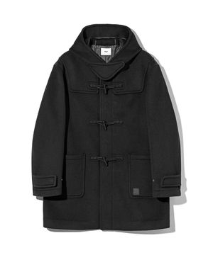 남녀공용 프레피 중힙 더플코트[BLACK](UBAHC20)