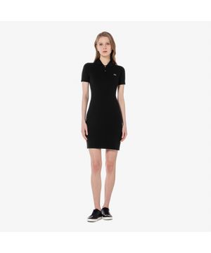 여성 케이블 반팔 스웨터 드레스 EF382E-55G 031