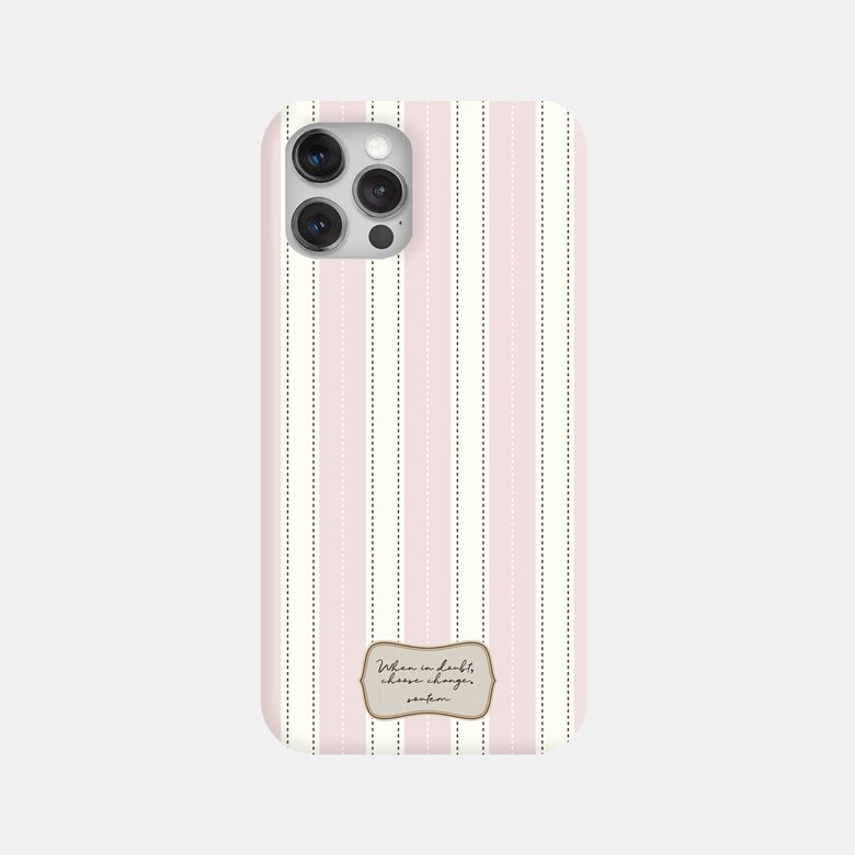Cotton stripe Phone Case_Hard