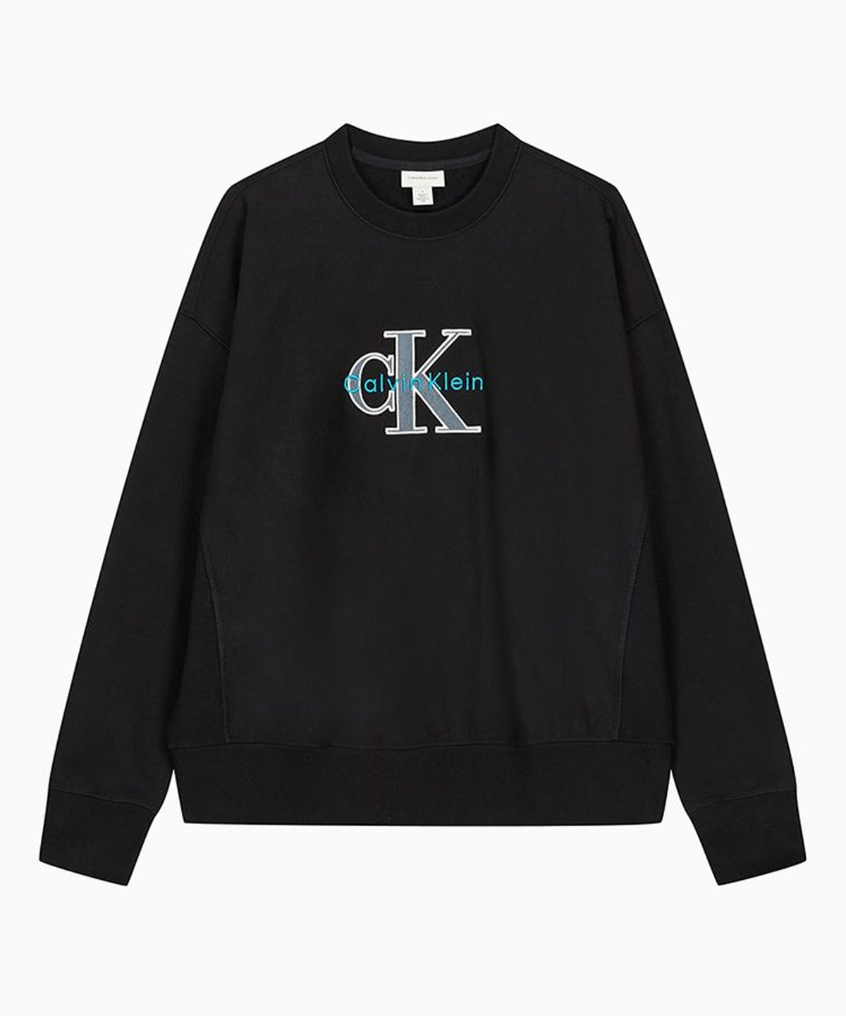 캘빈클라인 진(CALVIN KLEIN JEANS) 남성 프리미엄 트라이컬러 모노로고 크루넥 스웨트셔츠 4RE200G UB1