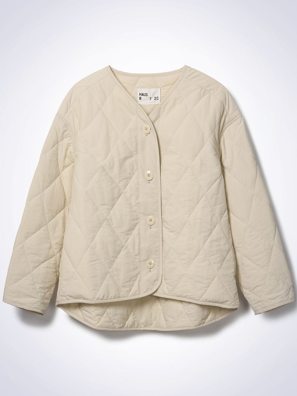 하우스공칠이씨(HAUS072C) ONION QUILTING JACKET LIGHT BEIGE