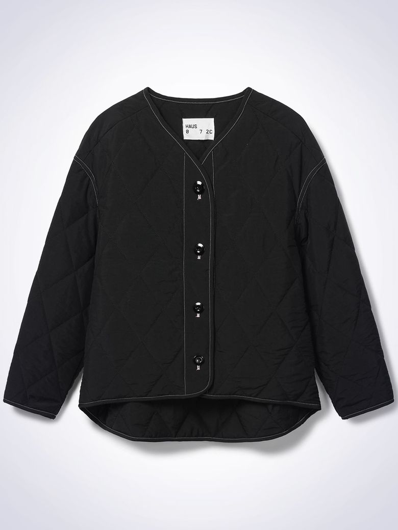 ONION QUILTING JACKET BLACK
