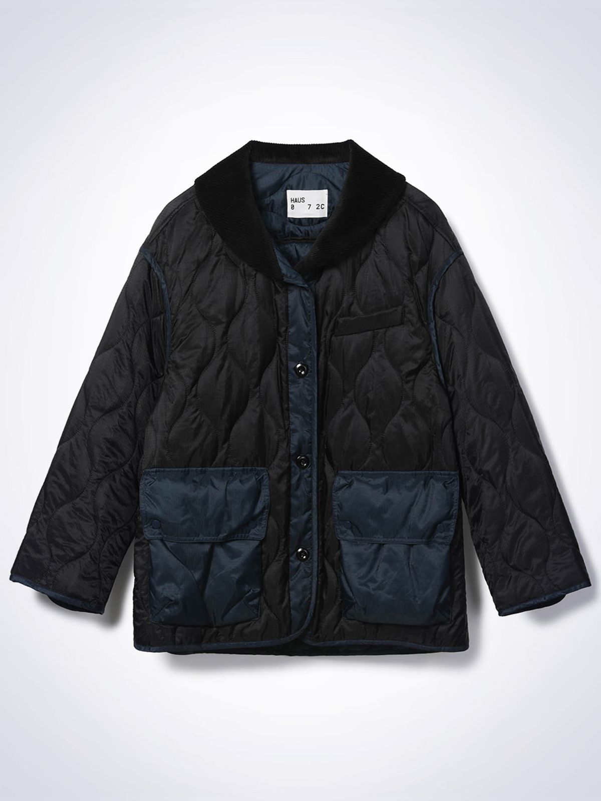 하우스공칠이씨(HAUS072C) ABODE QUILTING JACKET BLACK