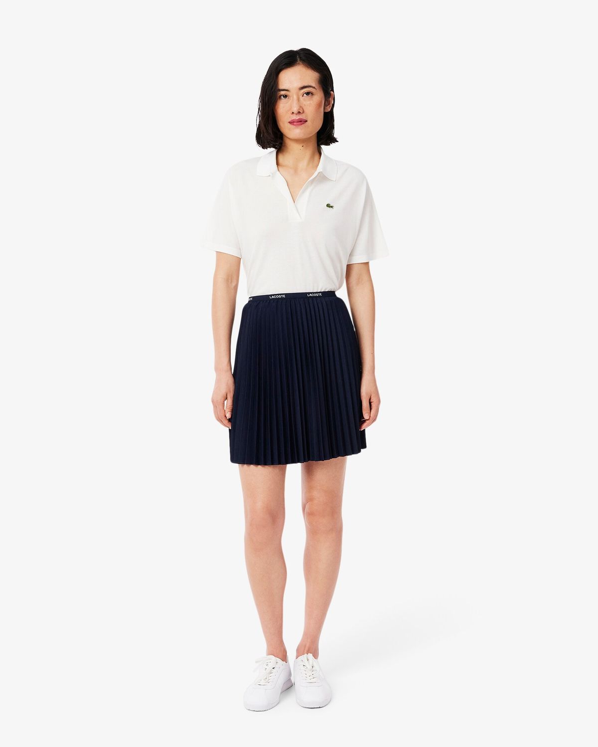 라코스테(LACOSTE) 여성 에센셜 숏 플리츠 스커트 JF1403-55G 166