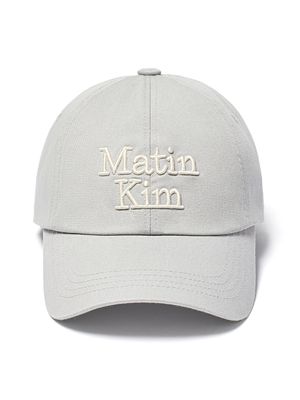 MATIN VOLUME LOGO BALL CAP IN GREY