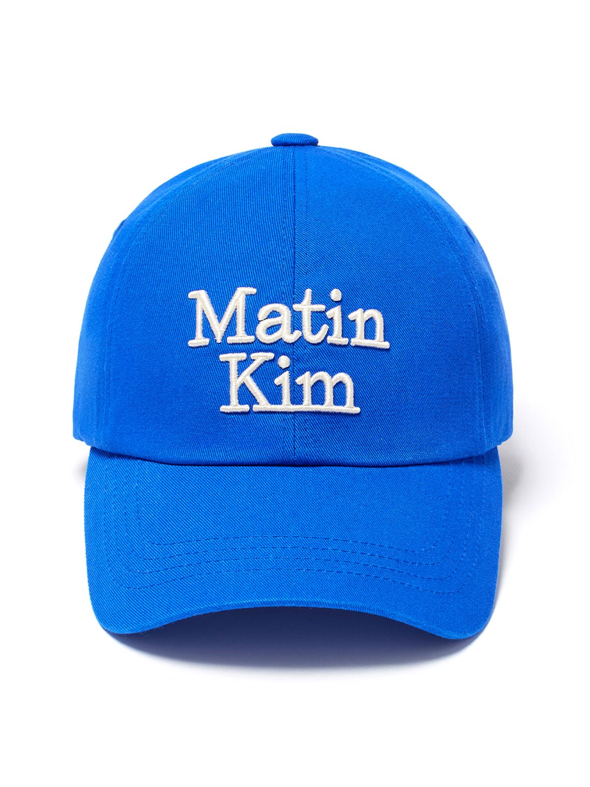 마뗑킴(MATIN KIM) MATIN VOLUME LOGO BALL CAP IN BLUE