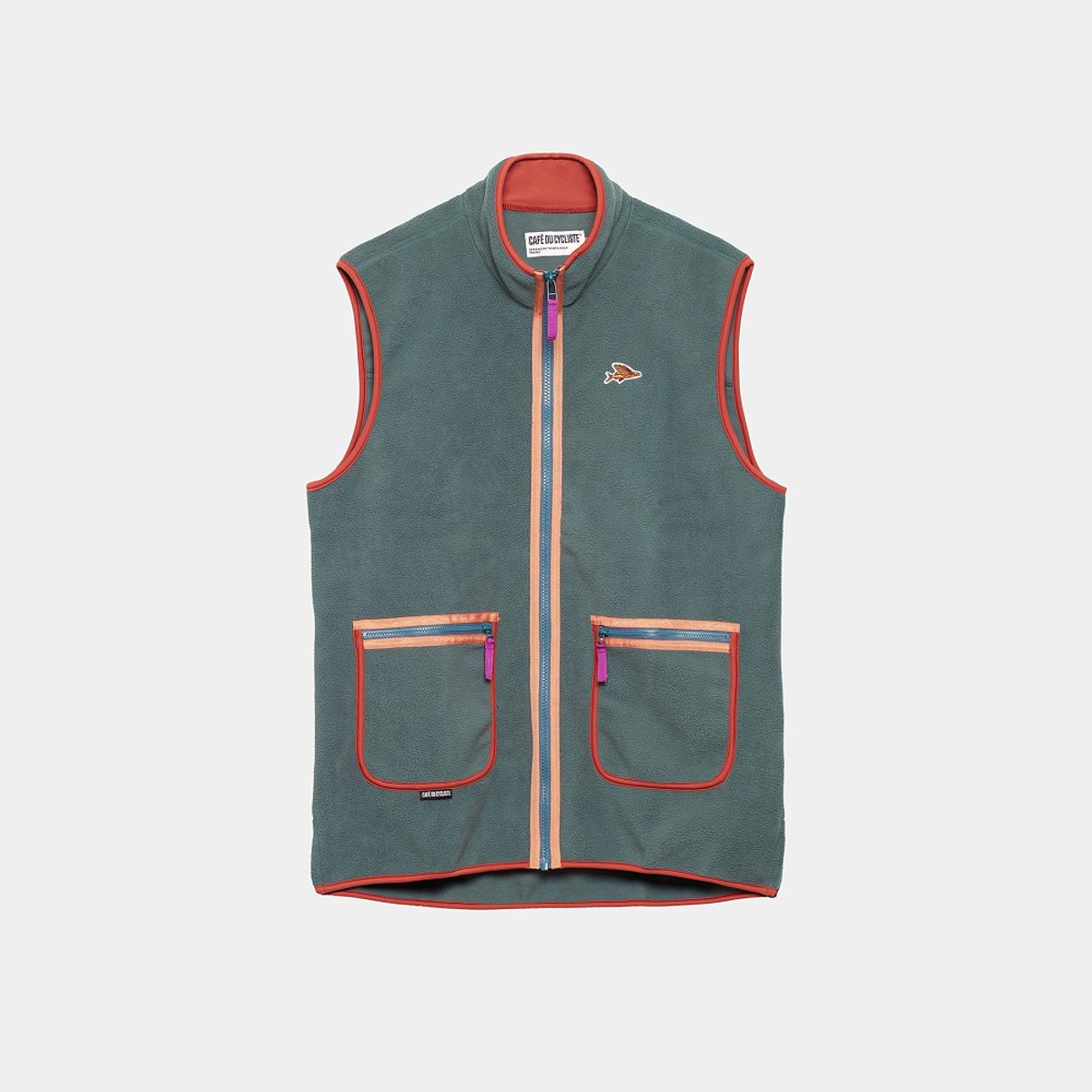 카페 드 사이클리스트(CAFE DU CYCLISTE) 시리엘 익스플로어 써멀 베스트 조끼 에메랄드 그린 공용