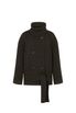 AMBER BELTED DOUBLE COAT brown