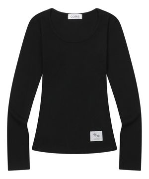 델키 미디 롱 슬리브 티 (4컬러)