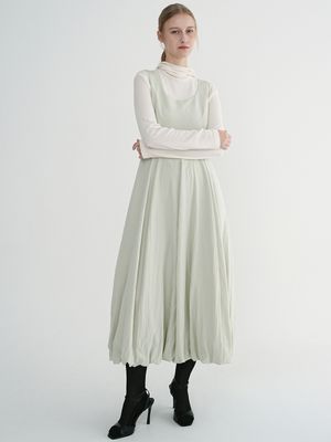 벌룬 맥시 드레스 / 라이트 민트