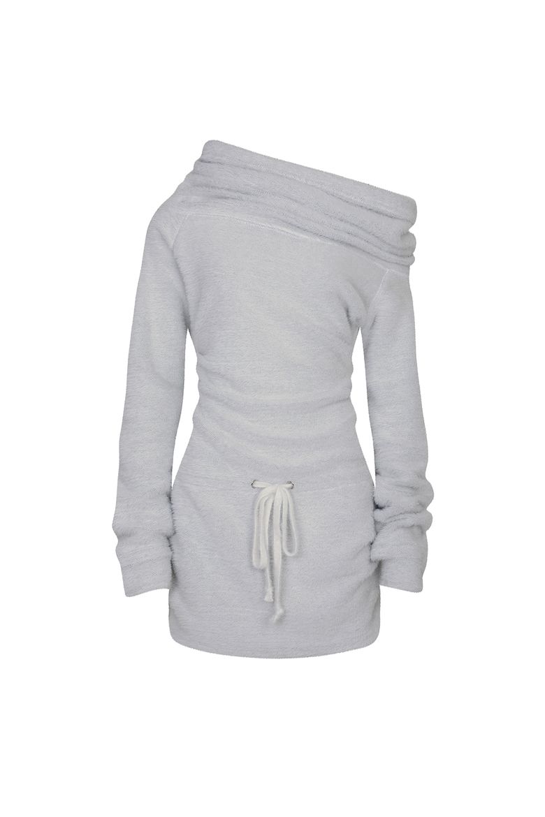 MISTY LOOSE DRESS light grey