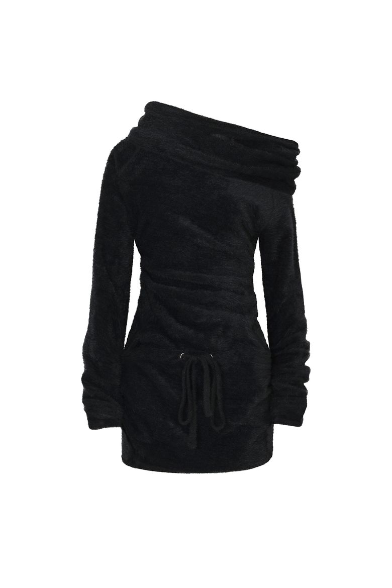 MISTY LOOSE DRESS black