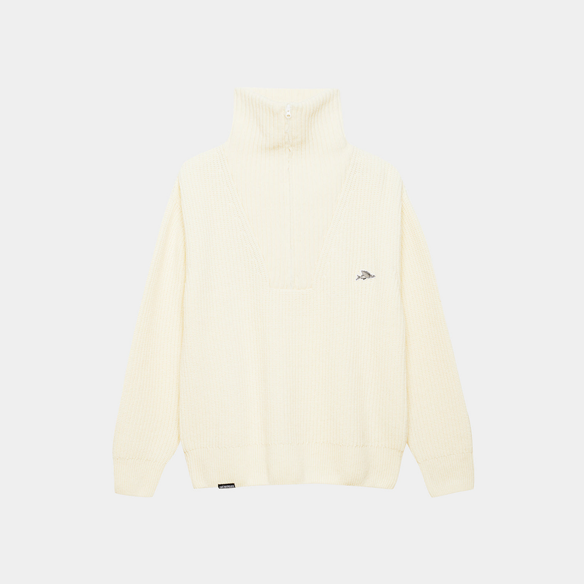 카페 드 사이클리스트(CAFE DU CYCLISTE) 알리나 익스플로어 니트 스웨터 풀오버 쵸크 공용