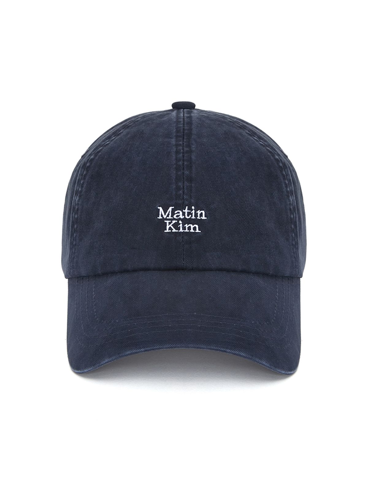 마뗑킴(MATIN KIM) MATIN MINI LOGO BALL CAP IN NAVY
