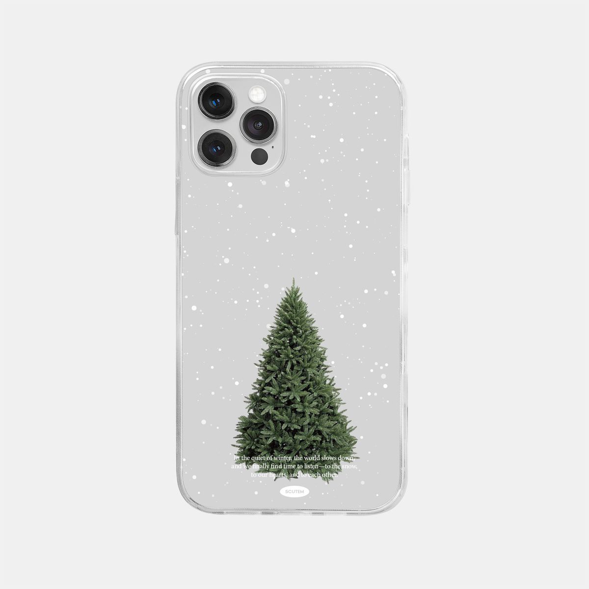 소유템(SOUTEM) Snow Tree Phone Case_Clear