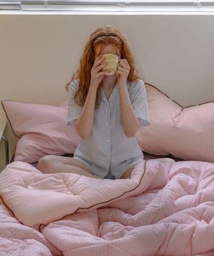 오디너리  스트라이프 순면 렌징모달 이불베개세트 SS/Q 7컬러