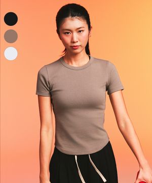 코튼에어 슬림핏 숏슬리브 우먼 (3color)