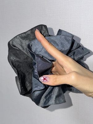 와이드 플랫 스크런치 (2컬러)