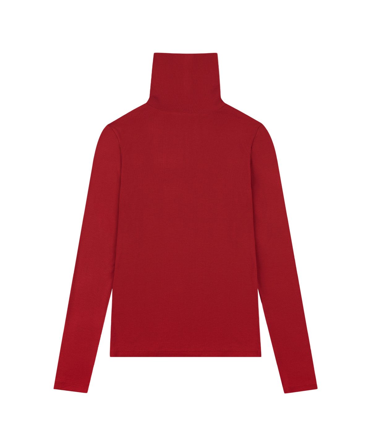 시야쥬(SIYAZU) SITP5238 울 블렌드 베이직 터틀넥 탑_Red