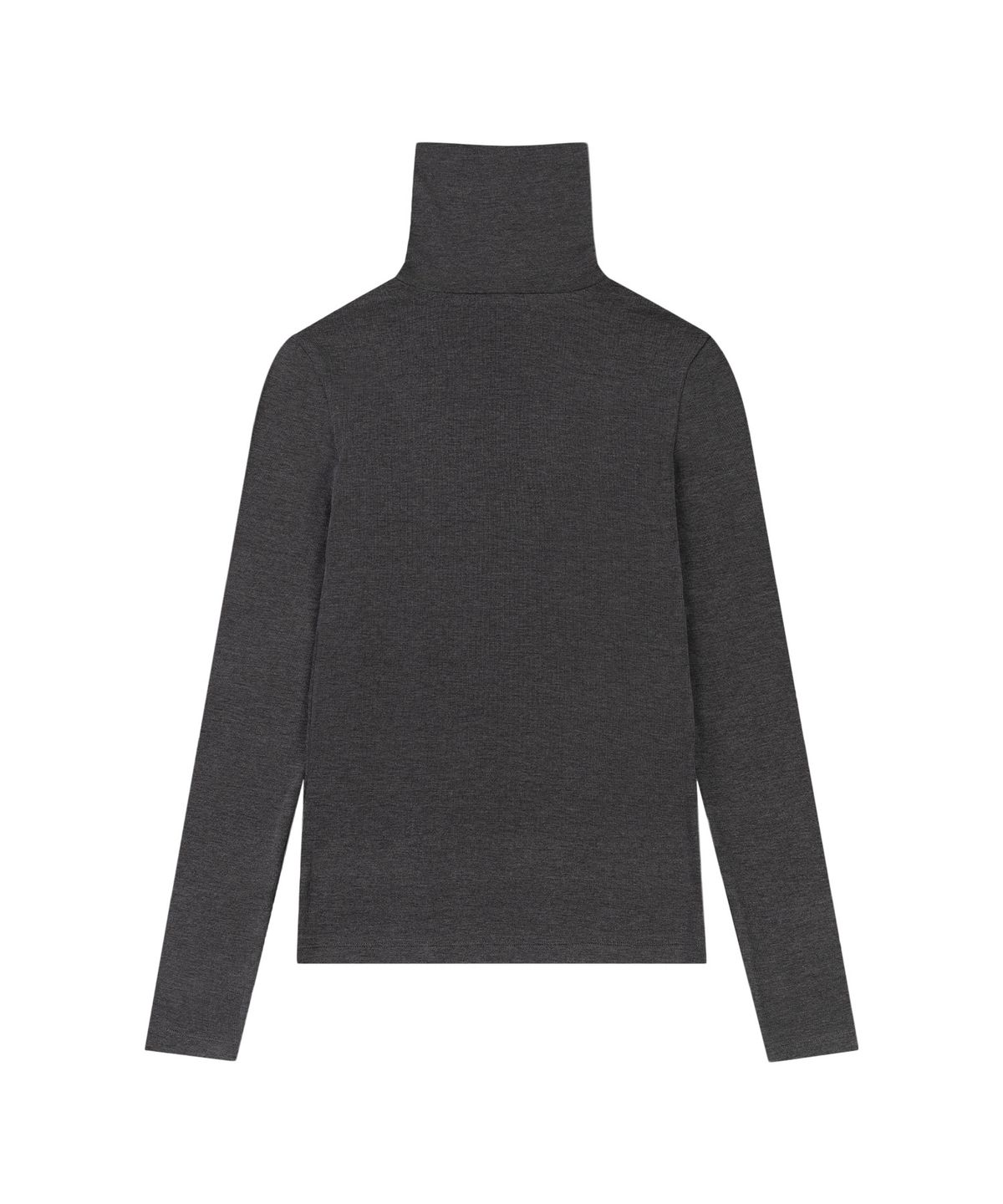 시야쥬(SIYAZU) SITP5238 울 블렌드 베이직 터틀넥 탑_Charcoal