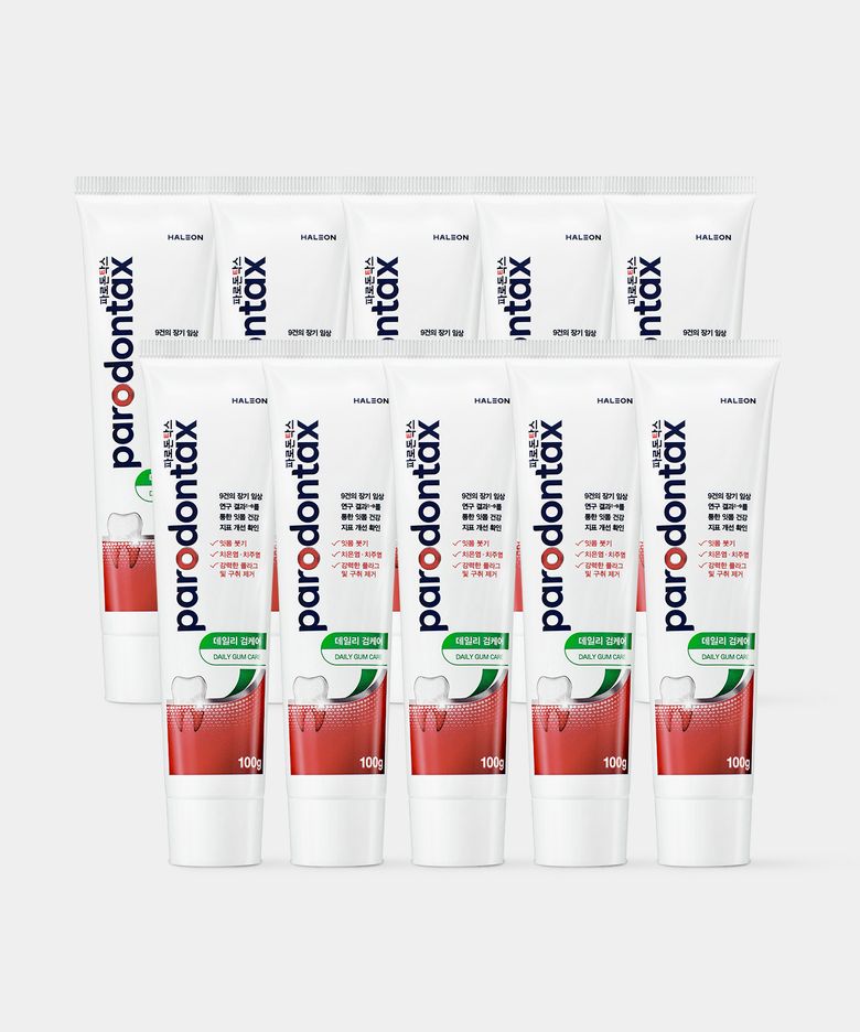 파로돈탁스 데일리 검케어 잇몸치약 100g x10개