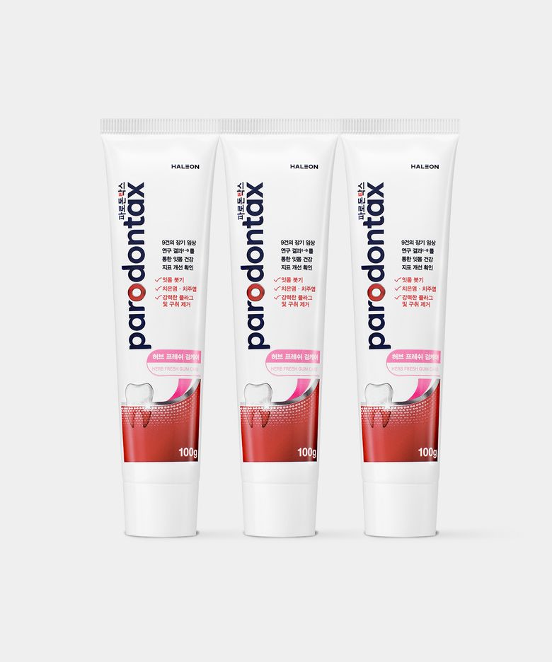 파로돈탁스 허브 프레쉬 검케어 잇몸치약 100g x3개