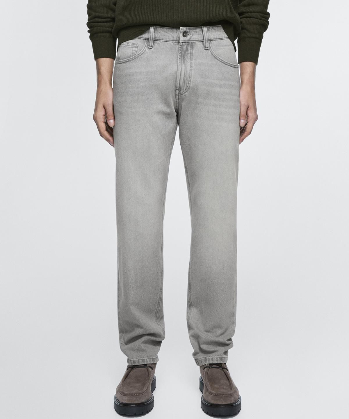 마시모두띠(MASSIMO DUTTI) 테이퍼드핏 진