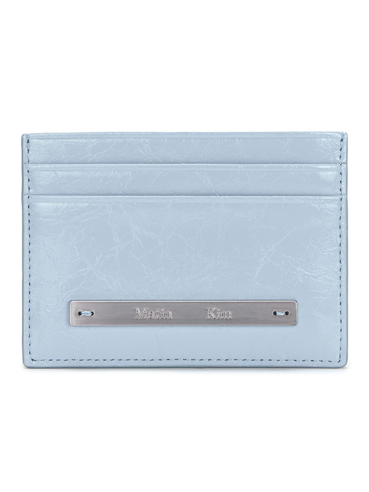 마뗑킴(MATIN KIM) GLOSSY CARD WALLET IN SKY