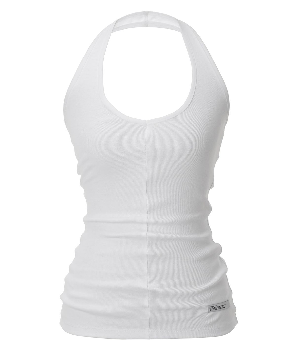 이네기(INEGI) Tactile Halter Sleeveless (white)