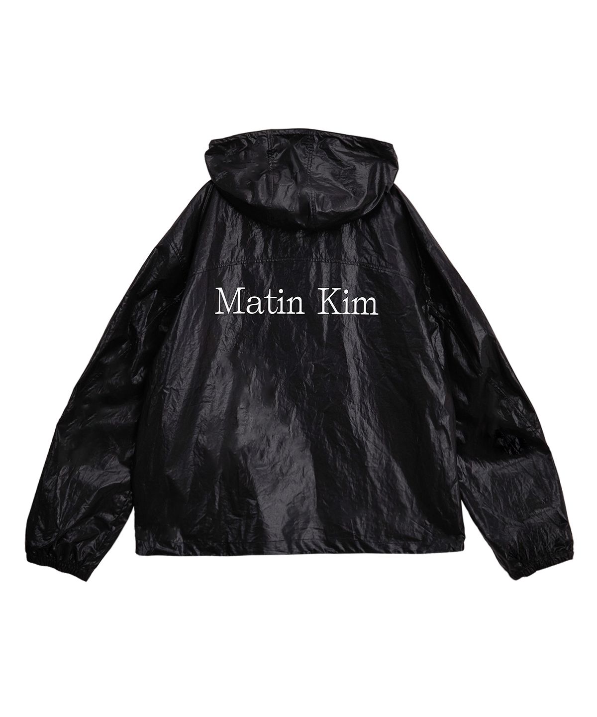 matin kim ジャンパー 毛皮の襟のポイント爆撃機ジャンパーは黒です – Matin Kim