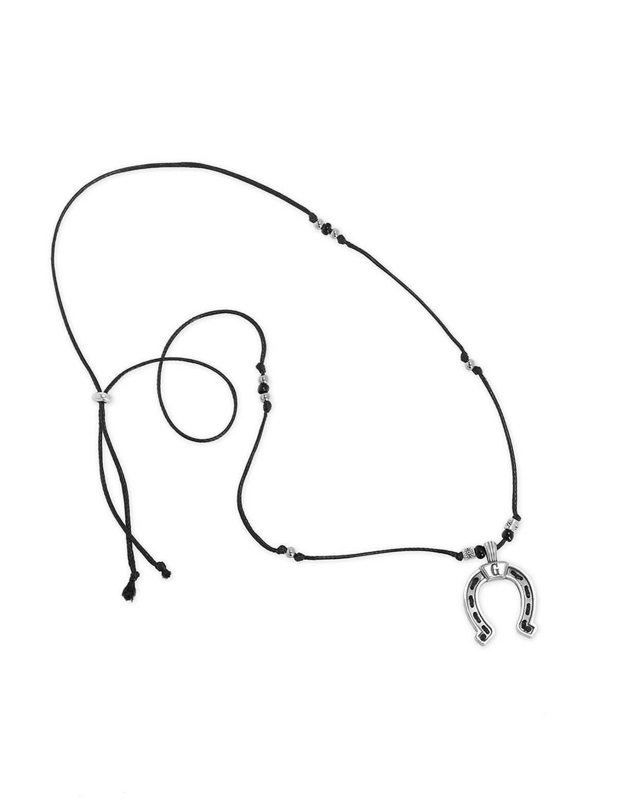 유네(YUNE) Horseshoe Initial Necklace_[Silver925]