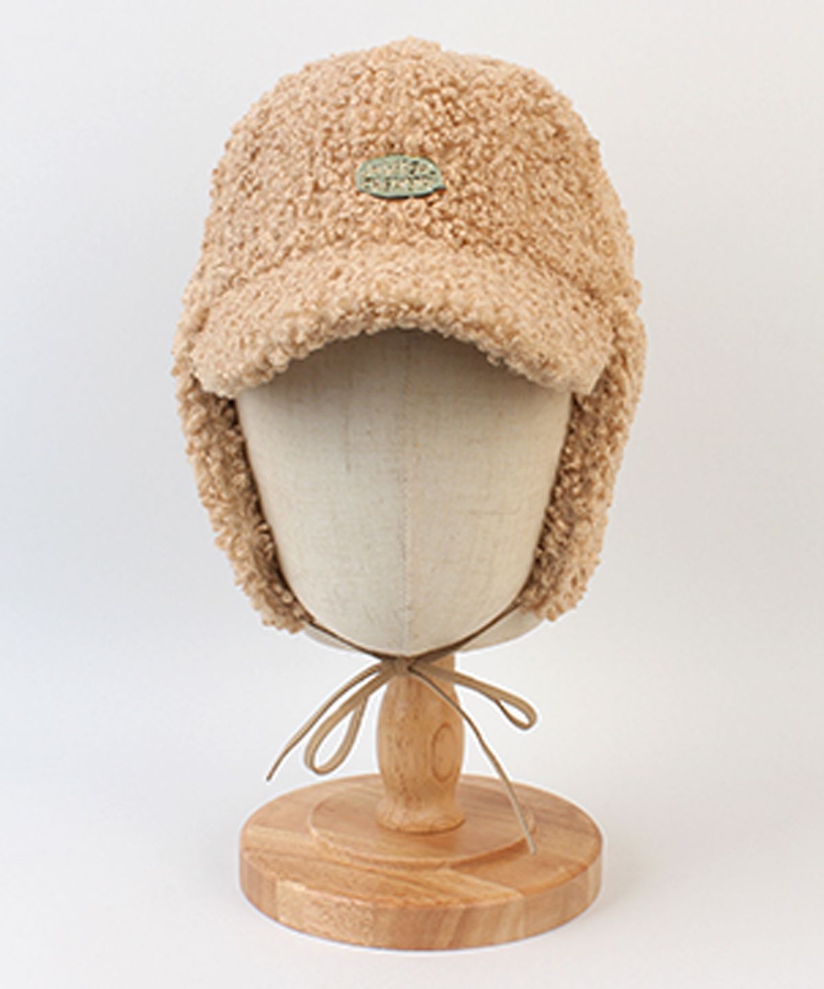 유니버셜 케미스트리(UNIVERSAL CHEMISTRY) Bubble Fleece Beige Earflap Cap  귀달이모자