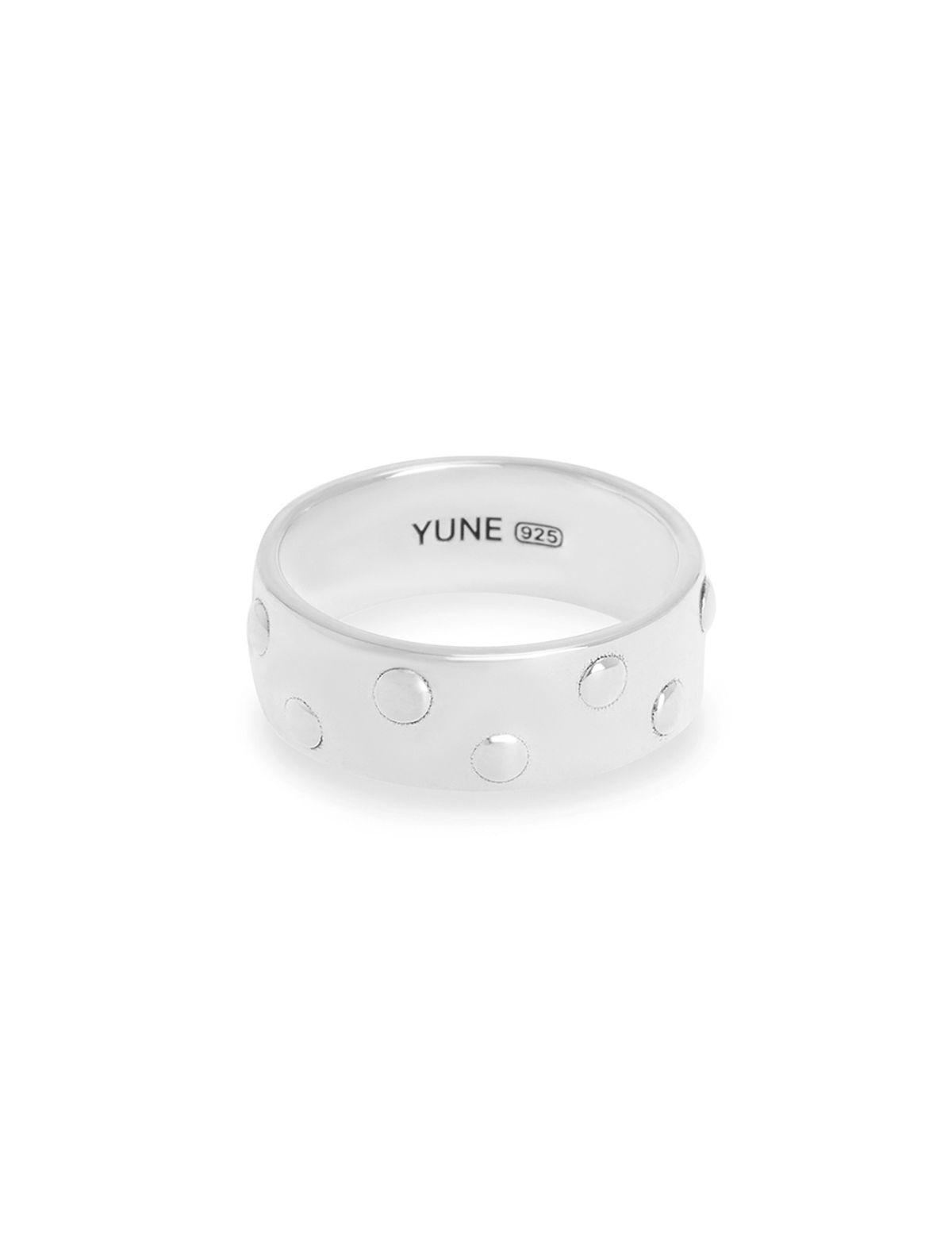 유네(YUNE) Embossed Dot Ring_[Silver925]