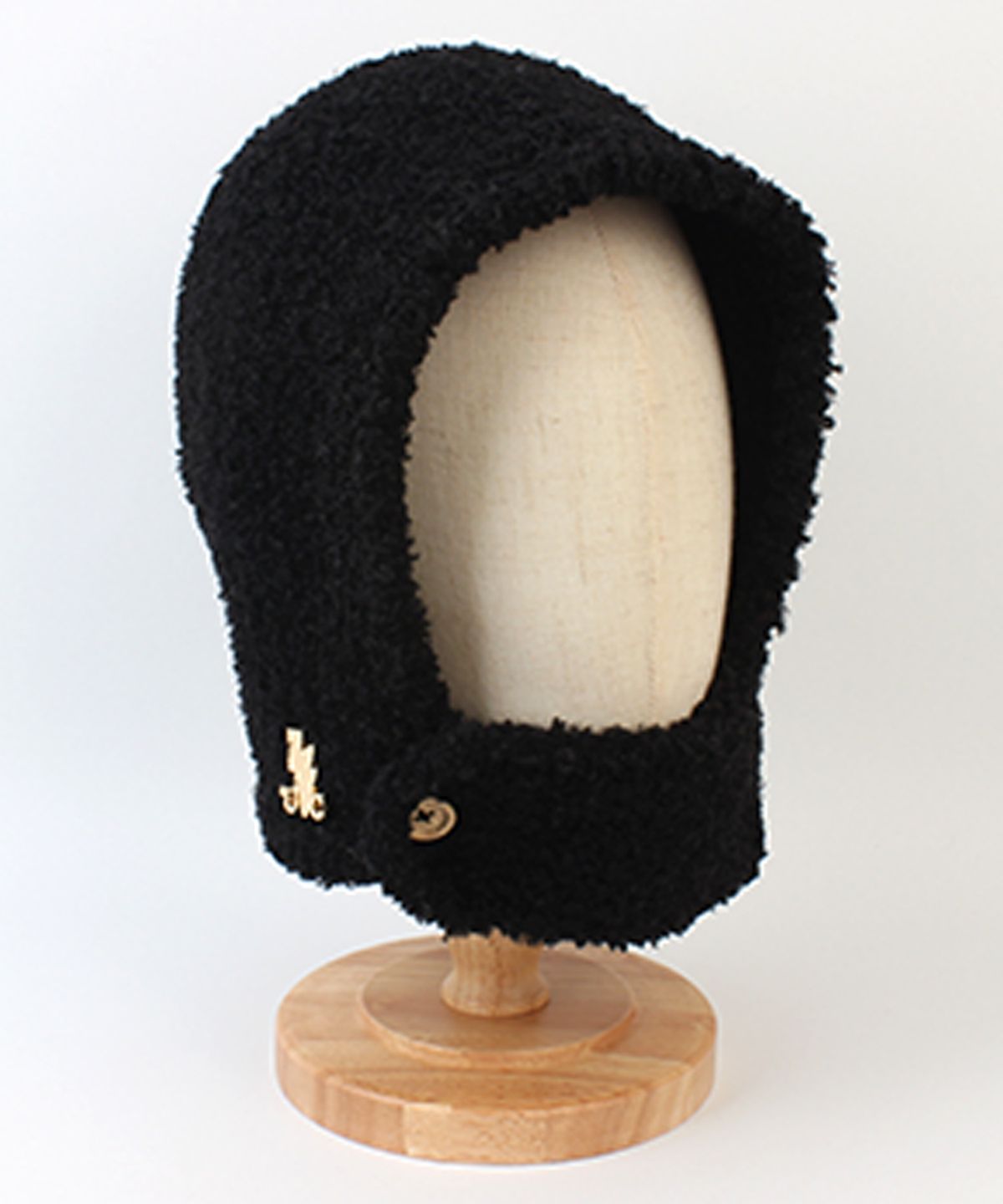 유니버셜 케미스트리(UNIVERSAL CHEMISTRY) Fleece Button Black Balaclava 바라클라바