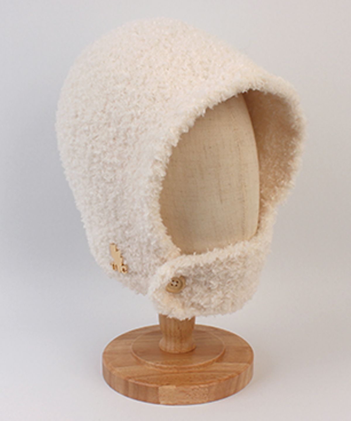 유니버셜 케미스트리(UNIVERSAL CHEMISTRY) Fleece Button Ivory Balaclava 바라클라바