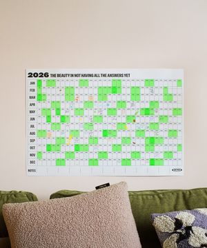 BFMA 2026 캘린더 포스터 (네온그린)