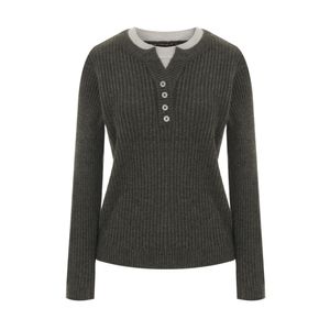 레이어드버튼슬림핏니트_V5D-CKN028