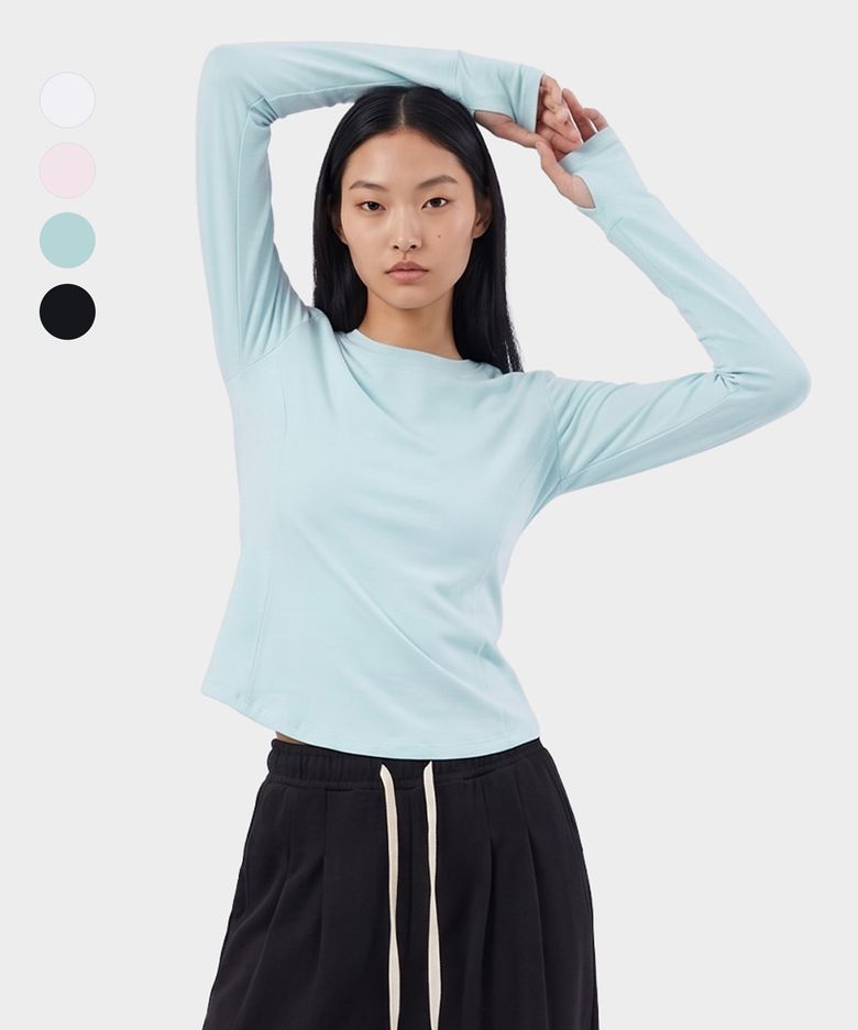 퀵드라이 슬림핏 롱슬리브 우먼 (4color)