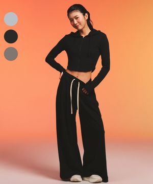 코튼메쉬 맥시와이드 팬츠 우먼 (3color)