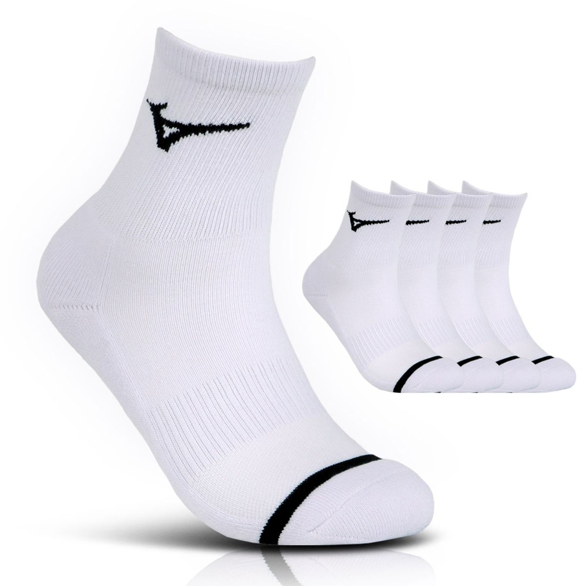 미즈노 골프(MIZUNO GOLF) (5족1세트) 릴렉스핏 미드 3중쿠션 골프양말 스포츠양말