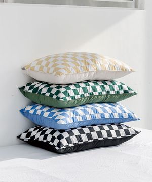 무드 체커보드 항균 베개커버 50*70 4컬러