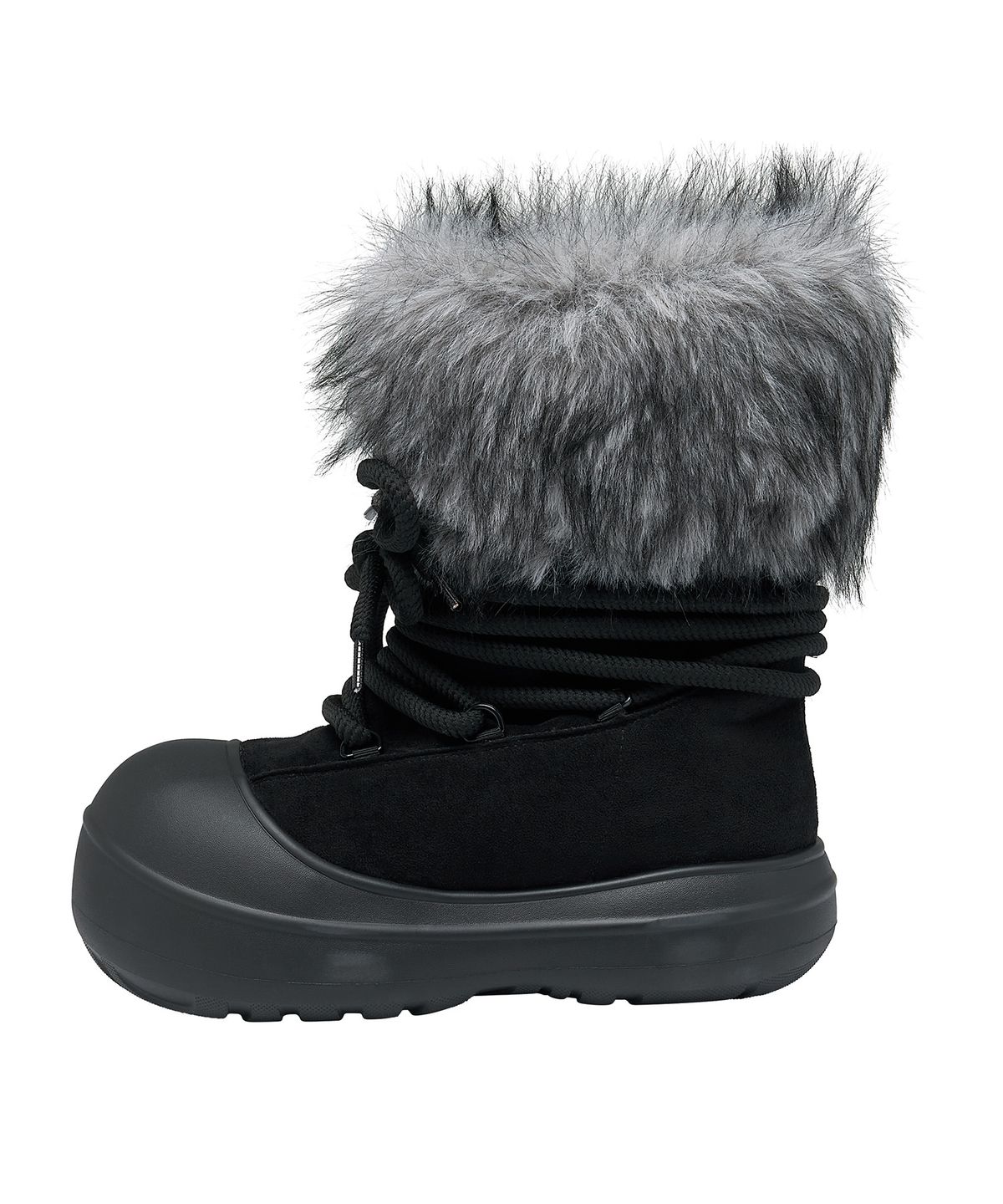 레씨토(LECYTO) Skadi Rope Fur Boots_[Black]