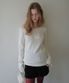 Bold Logo Alpaca Boat Knit - Ivory