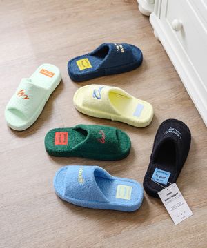 오픈토 테리 타올 룸슈즈 홈 슬리퍼 M/L 6종