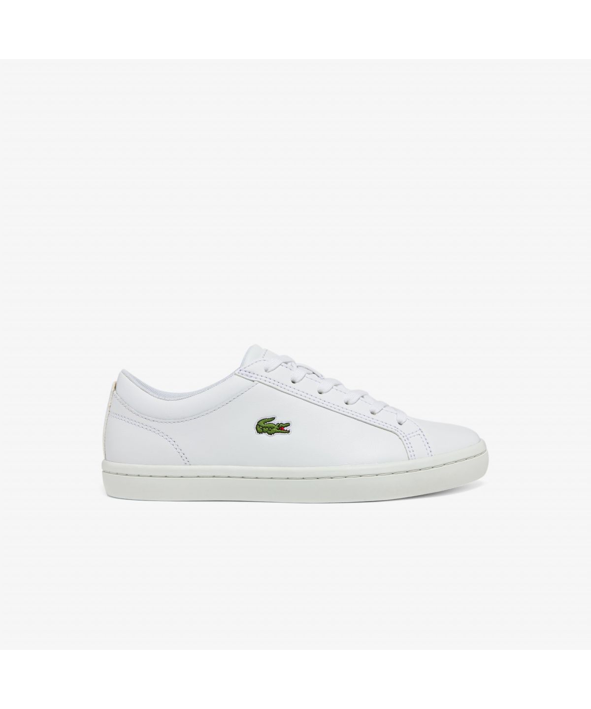 라코스테(LACOSTE) 여성 Straightset 레더 스니커즈 RZ0133W55G 001