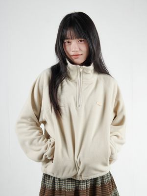더블 플리스 아노락 Double Fleece Anorak (Ivory)
