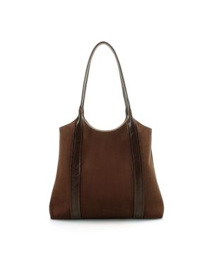 달티 스웨이드 숄더백