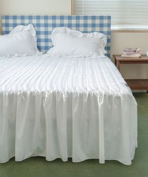 린 항균 오코텍스 누빔 매트커버 침대스커트 SS/Q 4컬러