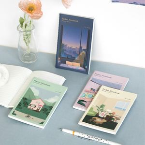 포켓노트 v.3 - 라인 4종 세트 유선 수첩