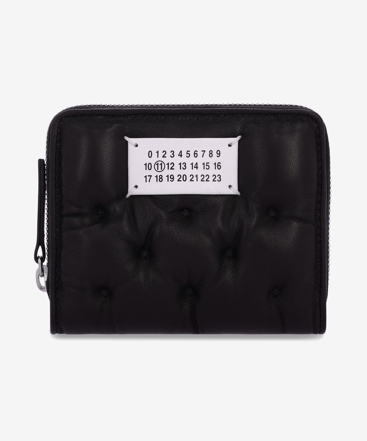 메종 마르지엘라(MAISON MARGIELA) 집 어라운드 콘티넨탈 지갑 - 블랙 / SA1UI0032P6434T8013